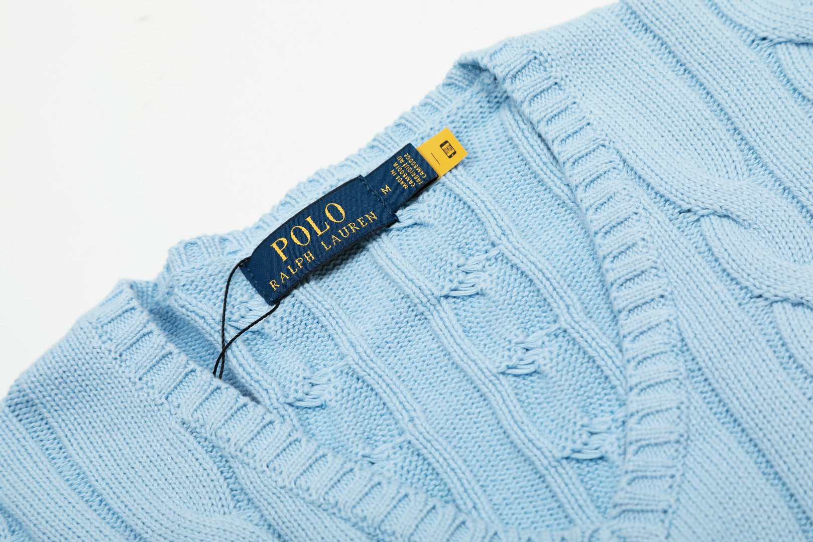 R.Lauren Cotton V Knit Sweater