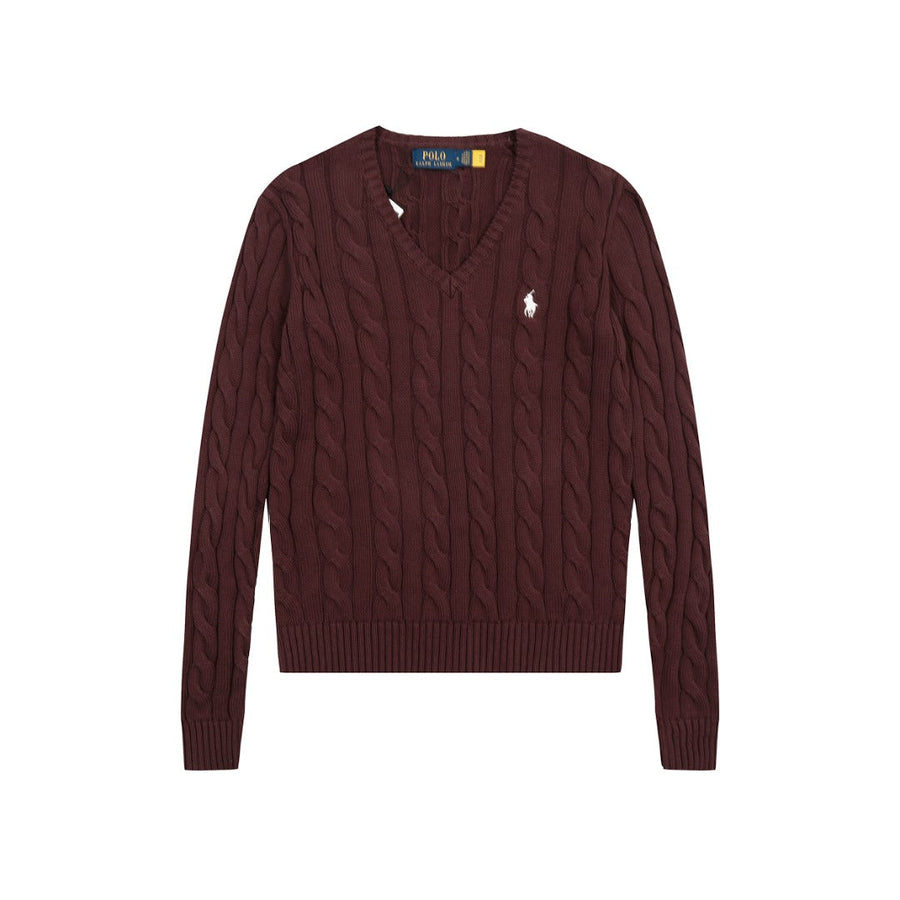 R.Lauren Cotton V Knit Sweater
