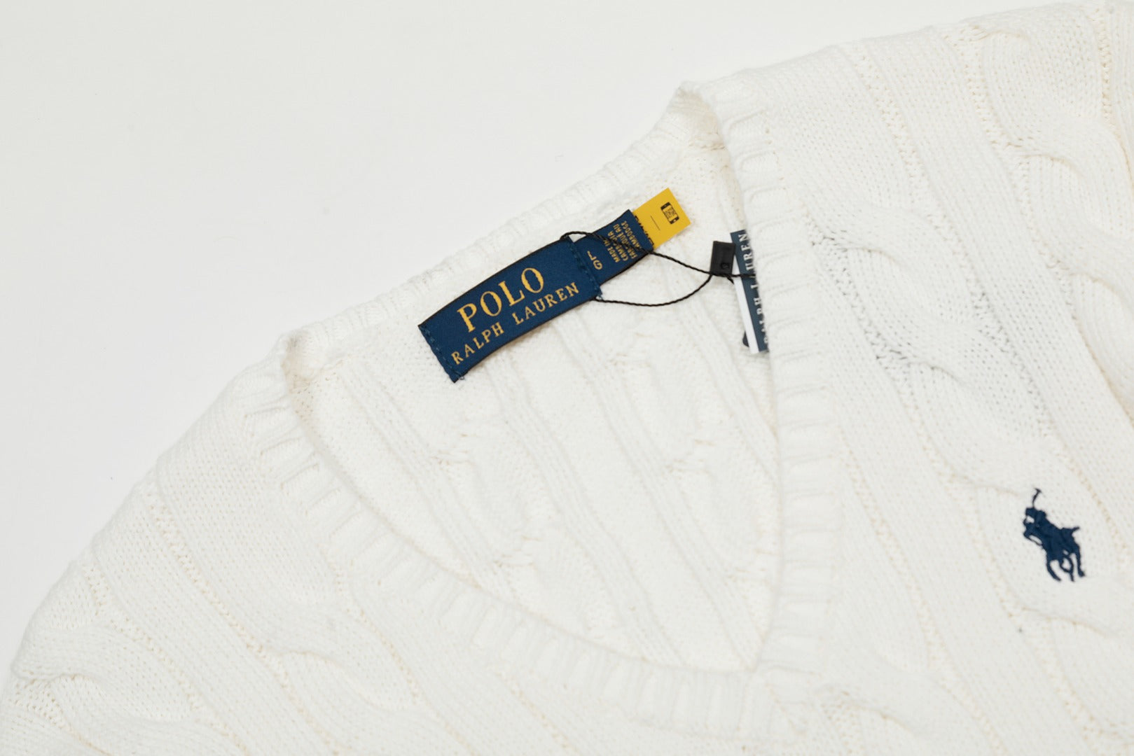 R.Lauren Cotton V Knit Sweater