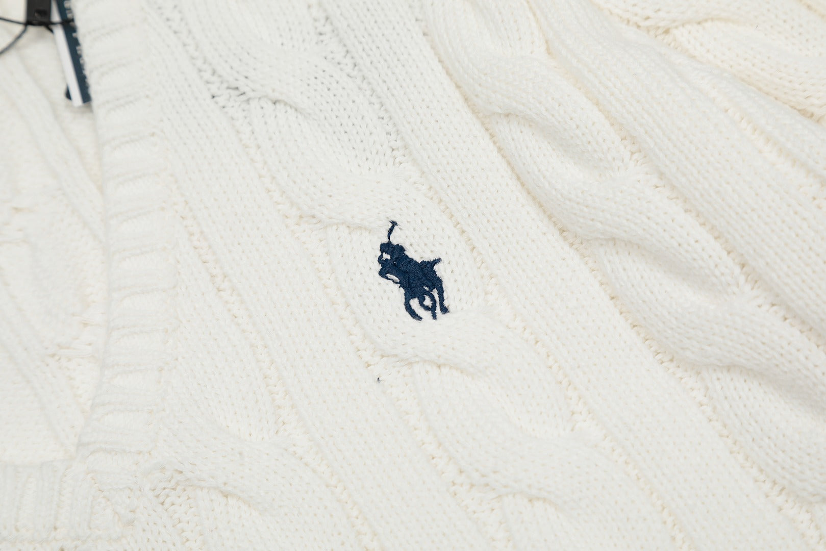 R.Lauren Cotton V Knit Sweater
