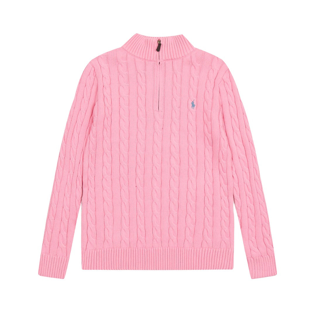 Ralph Lauren Yarım Fermuarlı Örgü Kazak