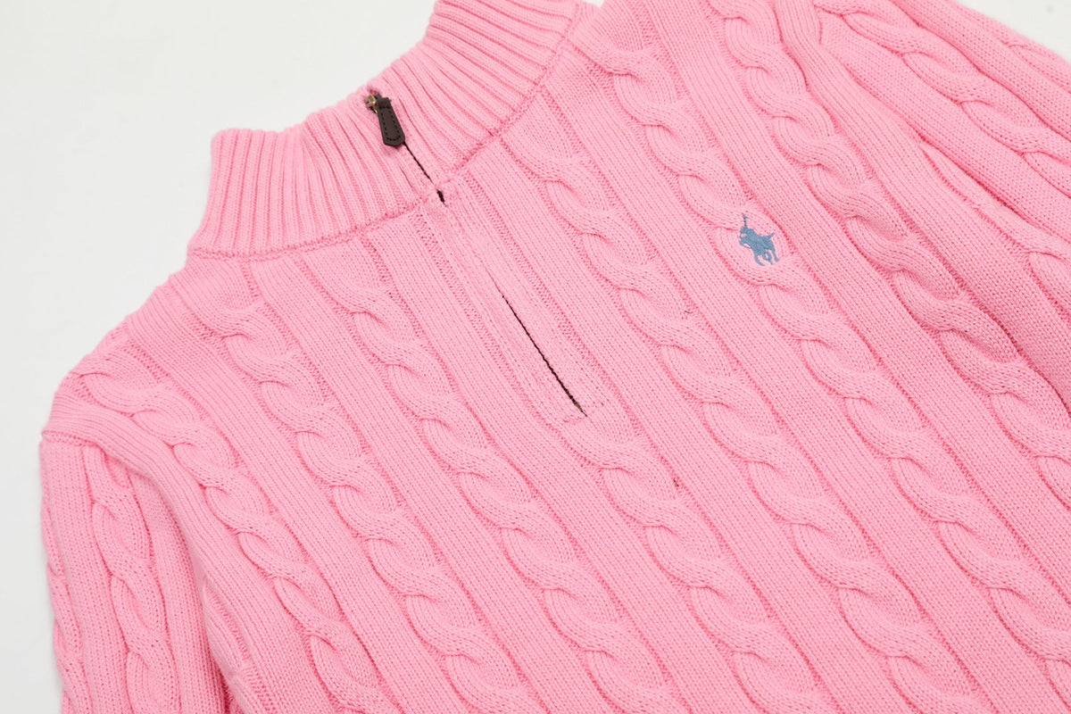 Ralph Lauren Half-Zip Cable Knit Sweater