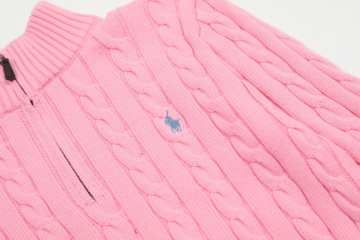 Ralph Lauren Half-Zip Cable Knit Sweater
