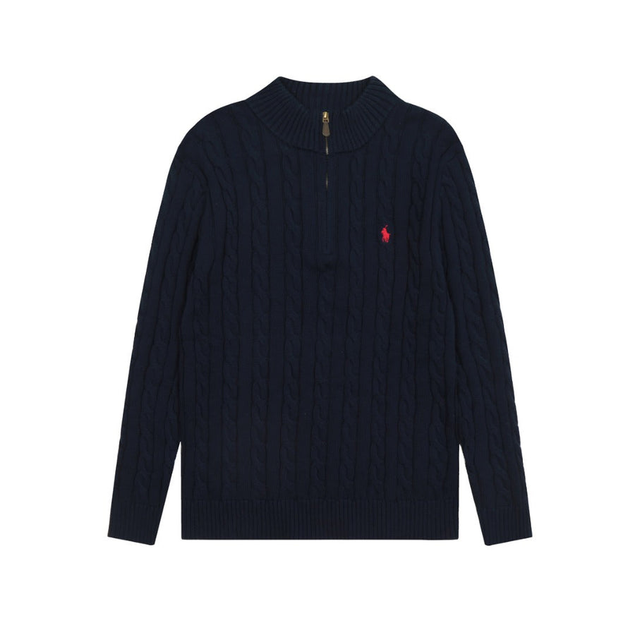 Ralph Lauren Half-Zip Cable Knit Sweater