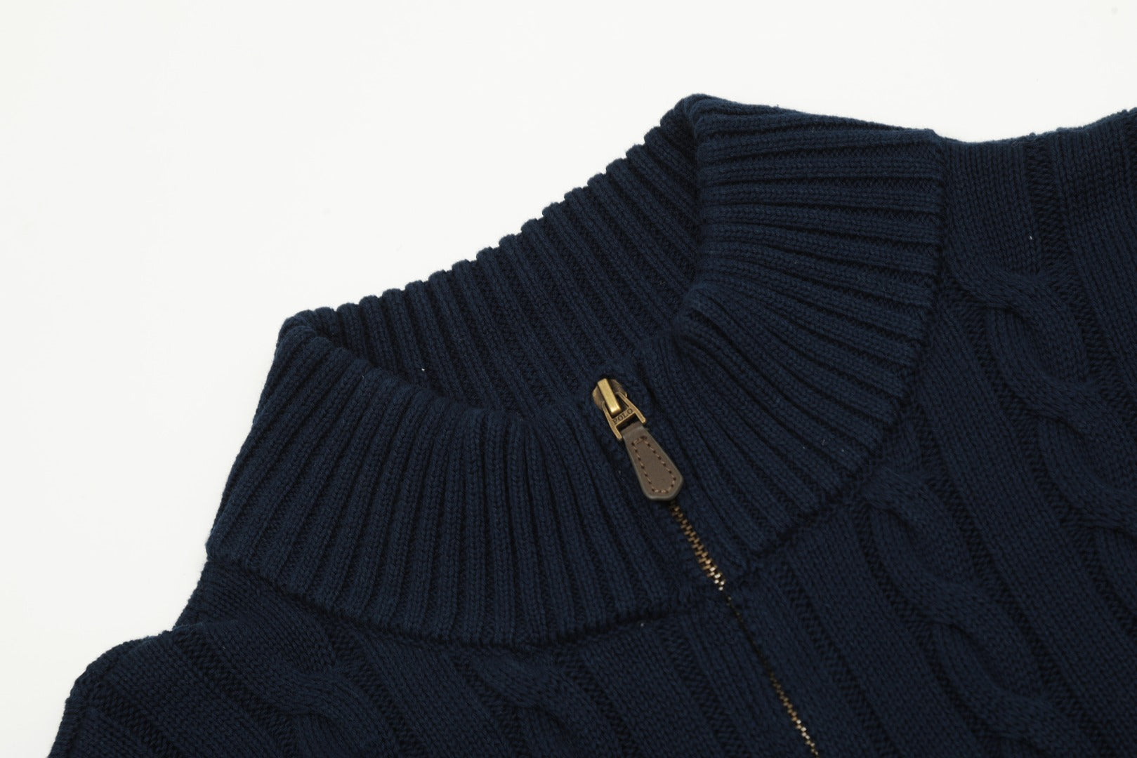 Ralph Lauren Yarım Fermuarlı Örgü Kazak