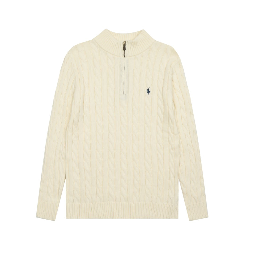 Ralph Lauren Half-Zip Cable Knit Sweater