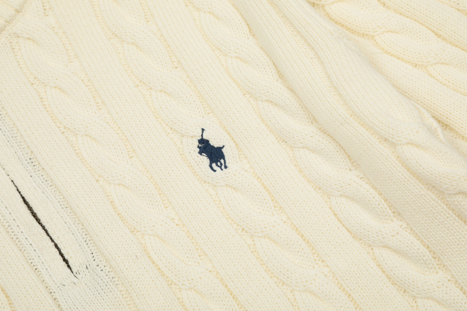 Ralph Lauren Half-Zip Cable Knit Sweater