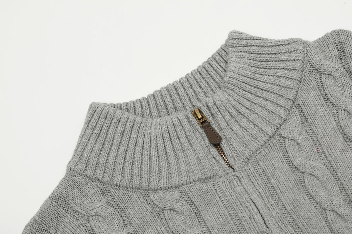 Ralph Lauren Half-Zip Cable Knit Sweater