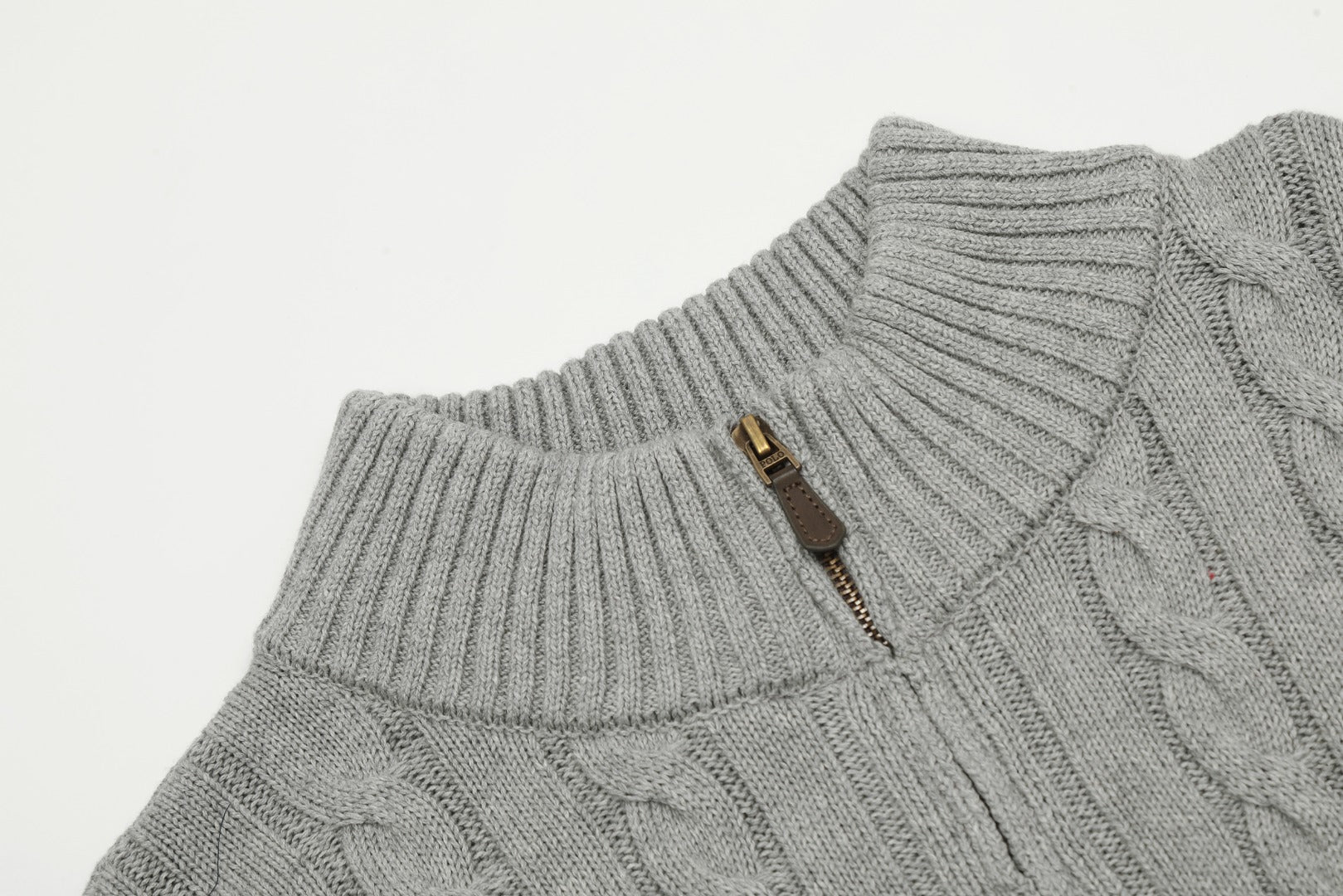 Ralph Lauren Half-Zip Cable Knit Sweater