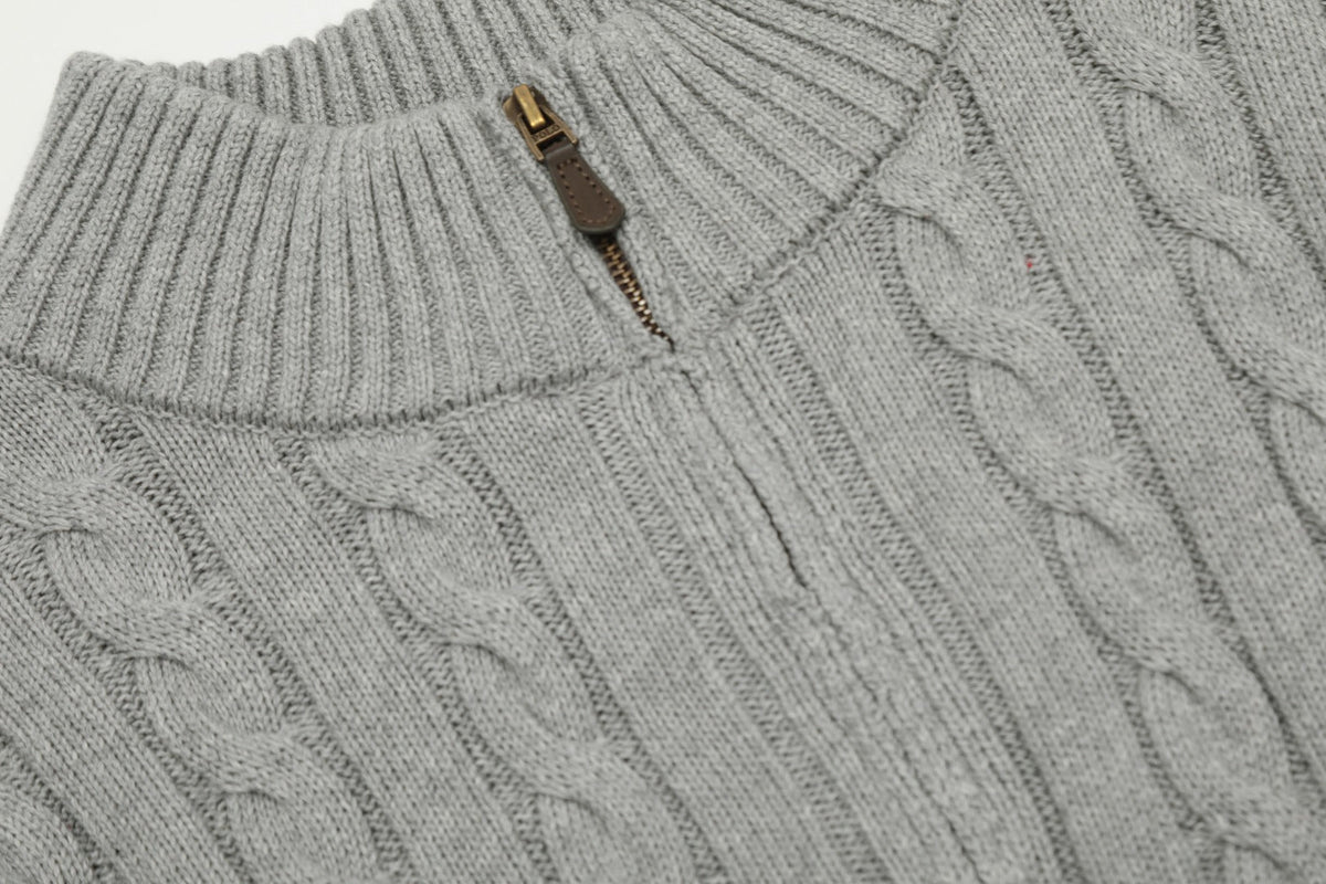 Ralph Lauren Half-Zip Cable Knit Sweater