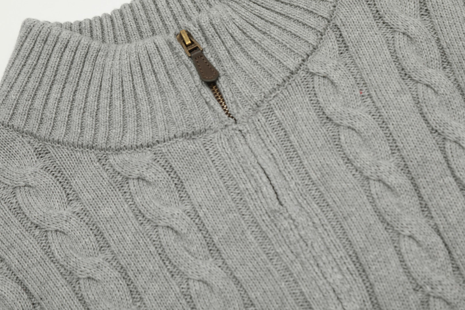 Ralph Lauren Half-Zip Cable Knit Sweater