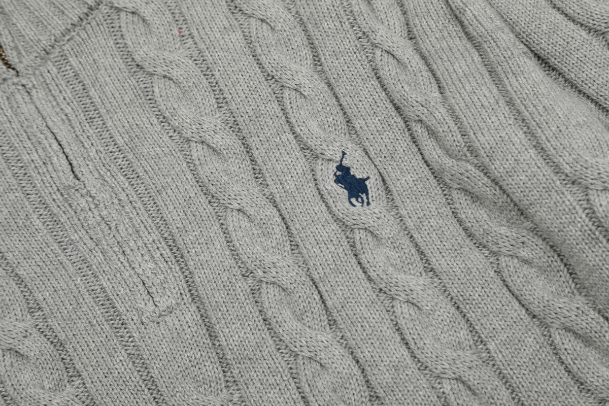 Ralph Lauren Half-Zip Cable Knit Sweater