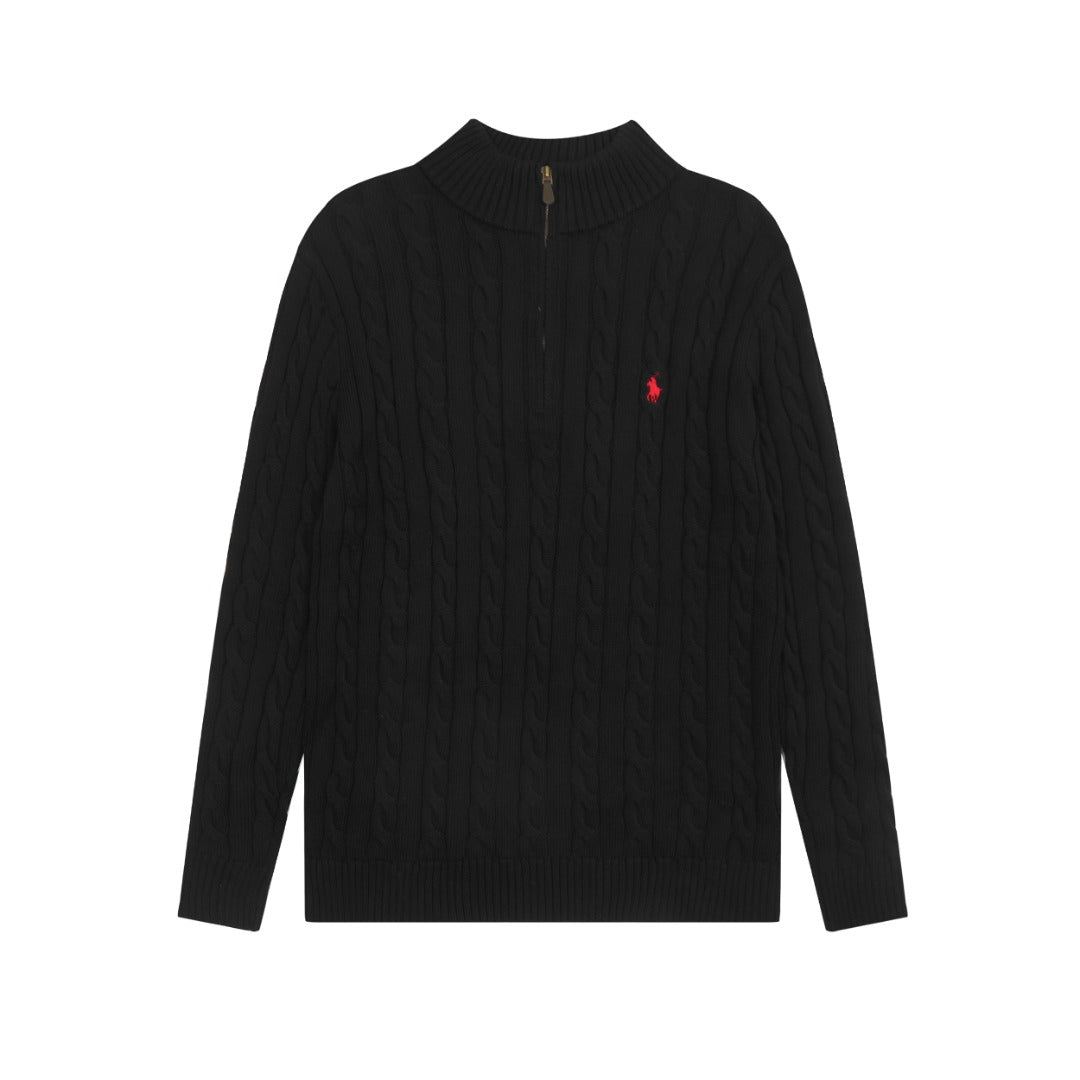 Ralph Lauren Half-Zip Cable Knit Sweater