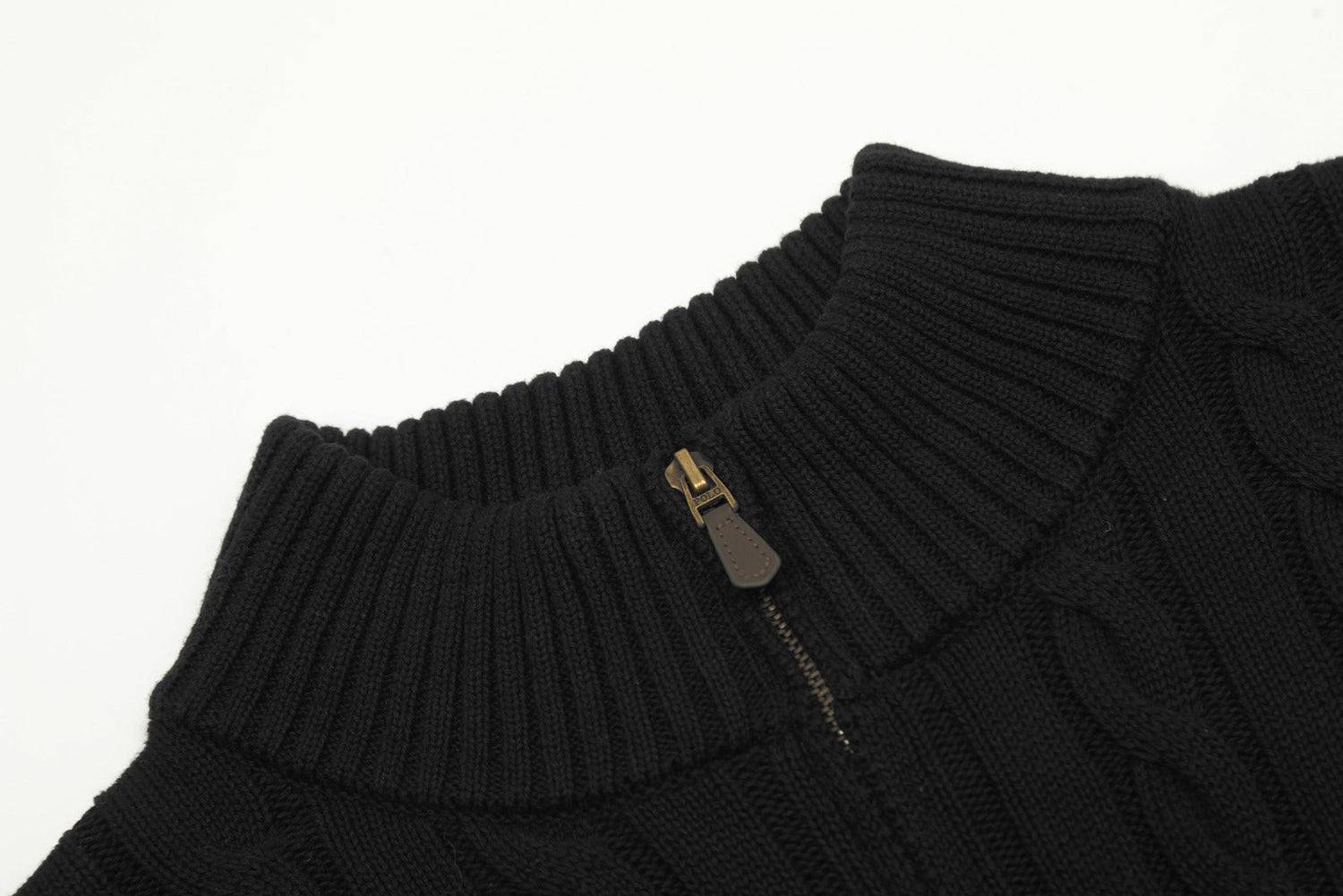 Ralph Lauren Yarım Fermuarlı Örgü Kazak