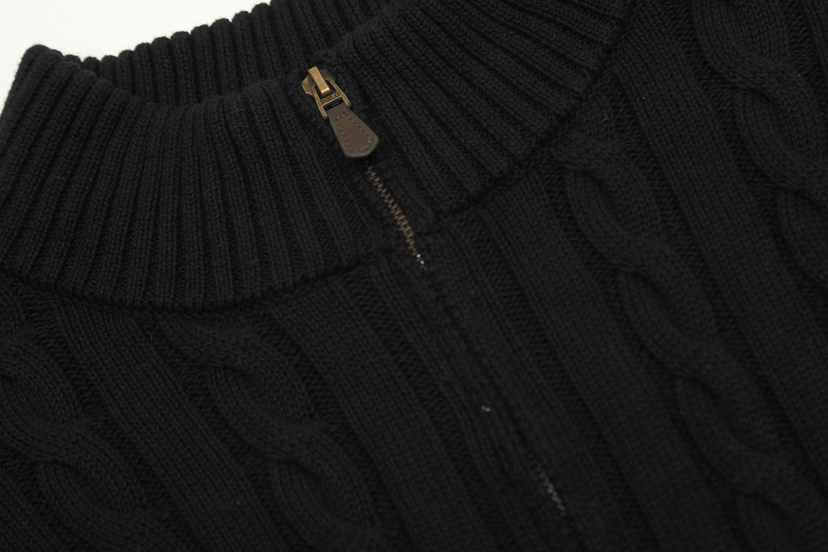 Ralph Lauren Half-Zip Cable Knit Sweater