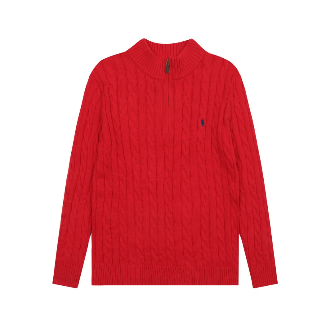 Ralph Lauren Half-Zip Cable Knit Sweater