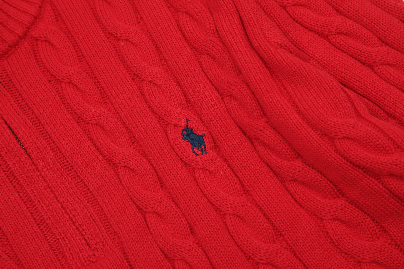 Ralph Lauren Half-Zip Cable Knit Sweater