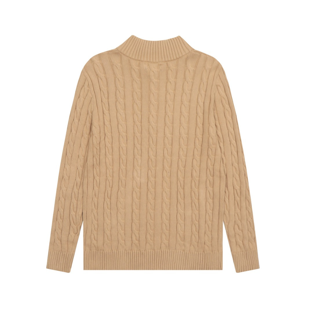 Ralph Lauren Half-Zip Cable Knit Sweater