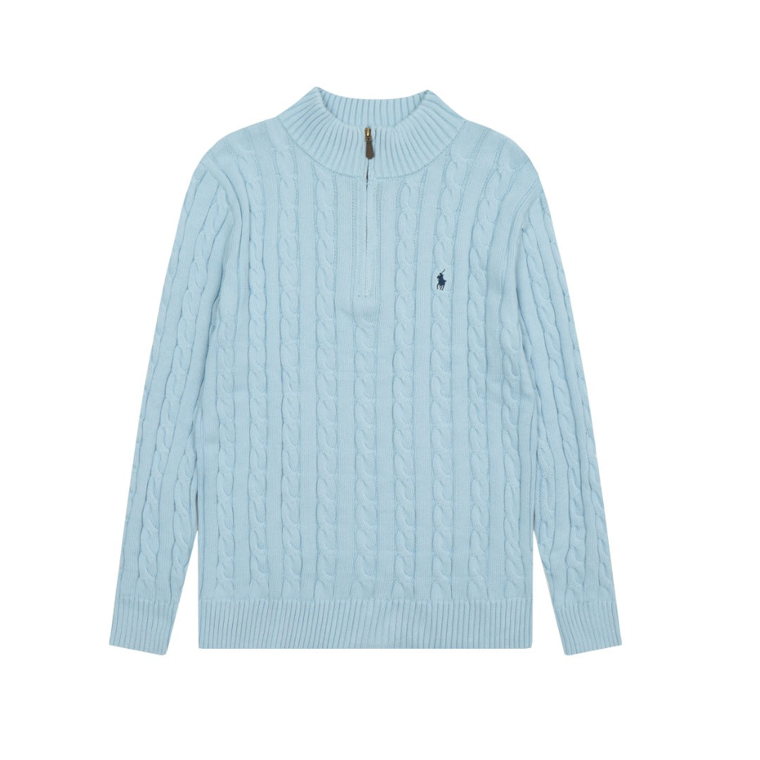 Ralph Lauren Half-Zip Cable Knit Sweater