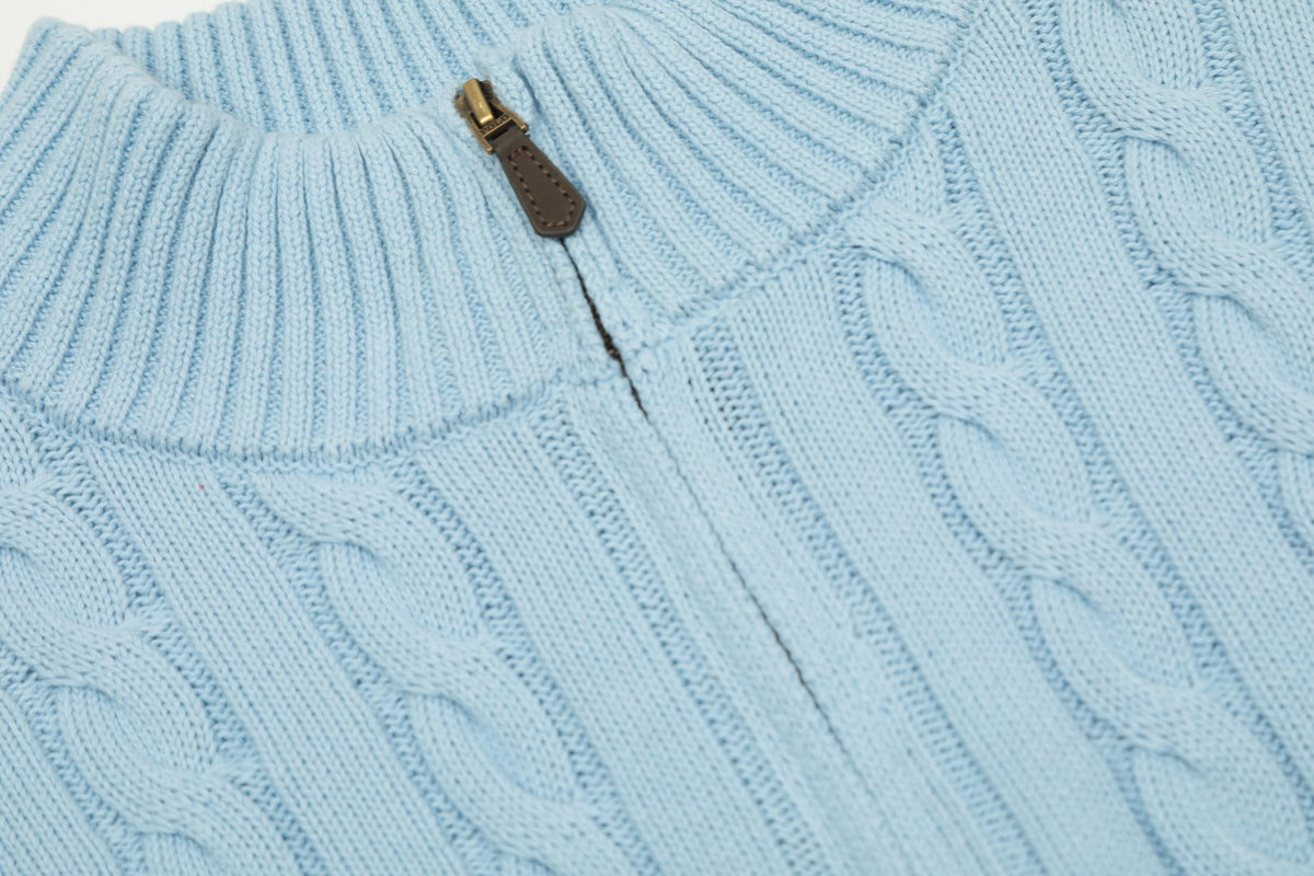 Ralph Lauren Half-Zip Cable Knit Sweater