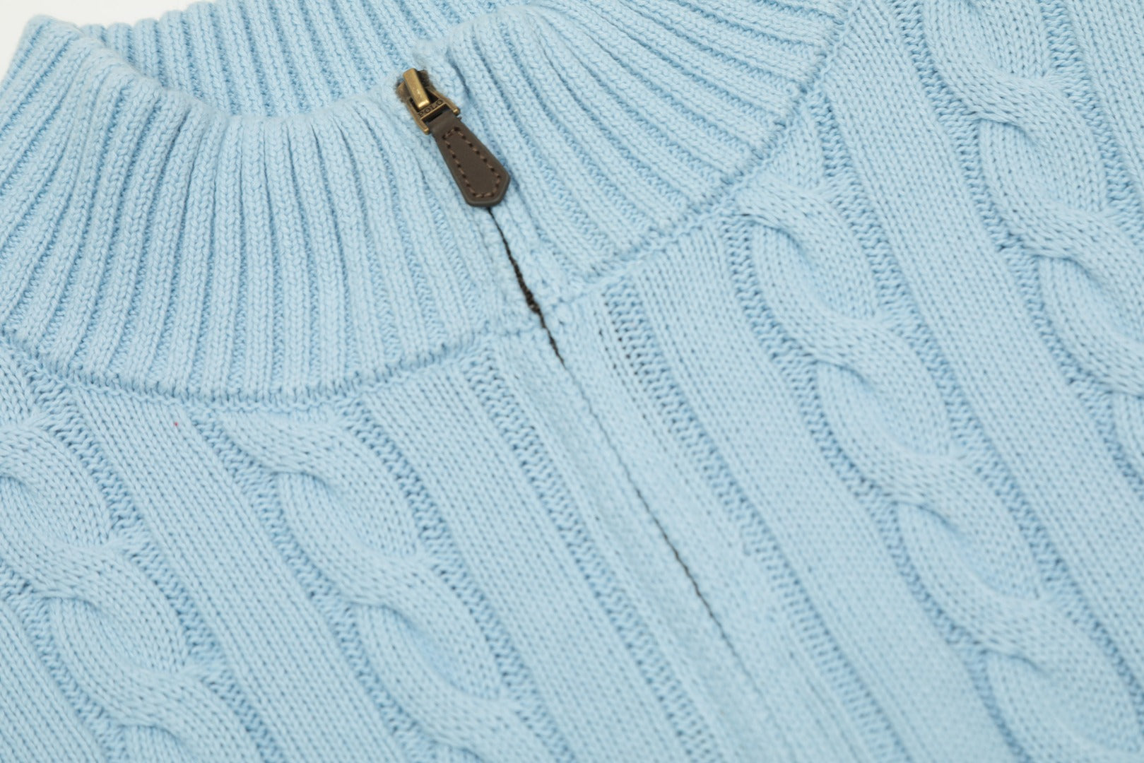 Ralph Lauren Half-Zip Cable Knit Sweater