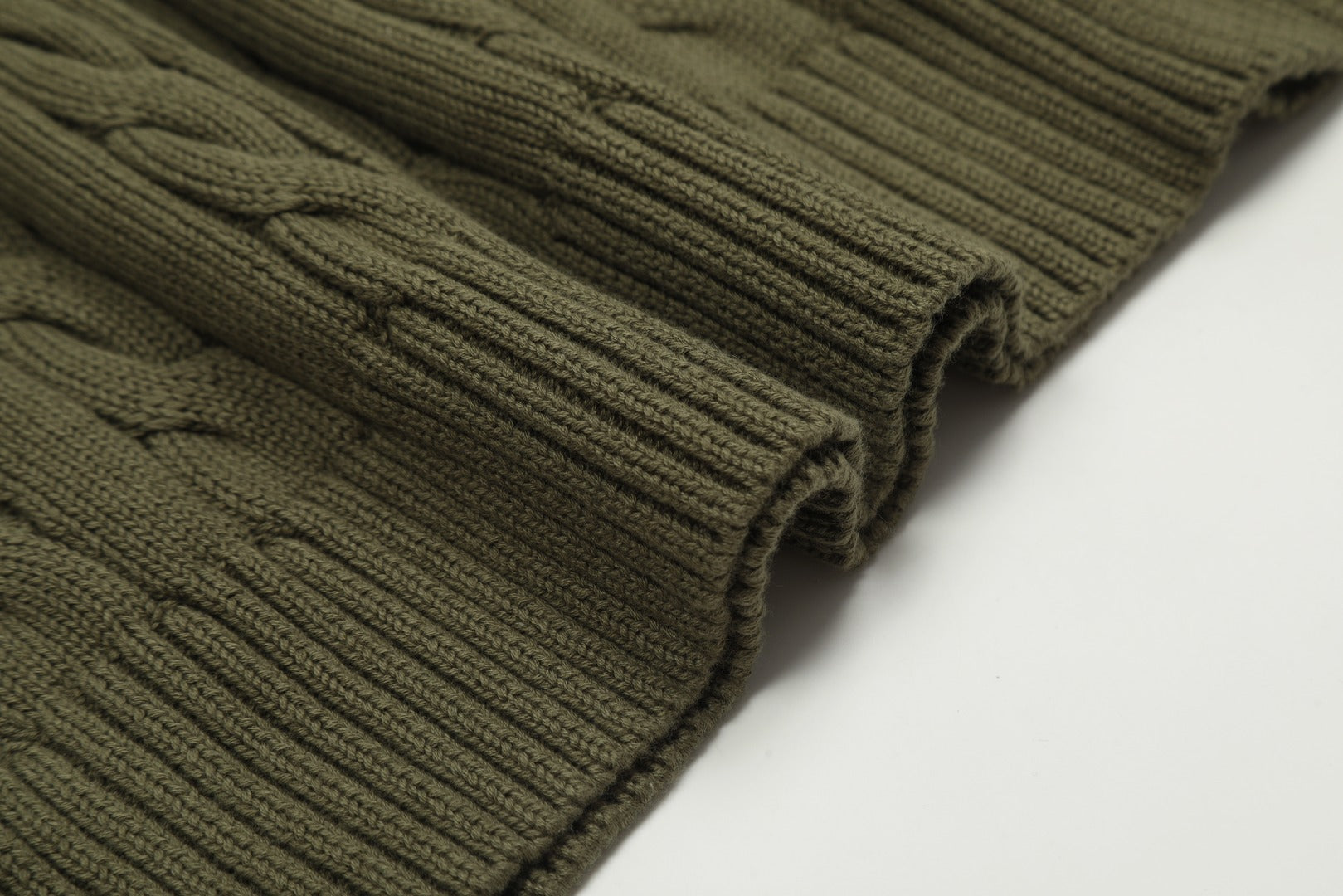 Ralph Lauren Half-Zip Cable Knit Sweater
