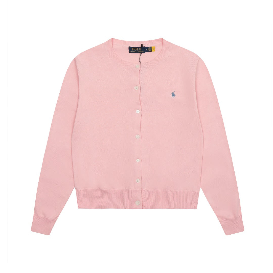 R.Lauren Basic Cotton Cardigan