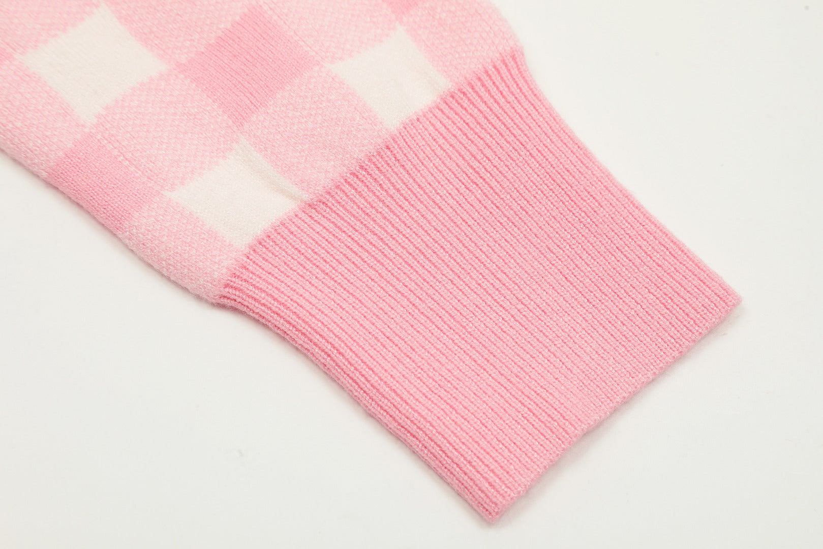 R.Lauren Checkered Cotton Cardigan