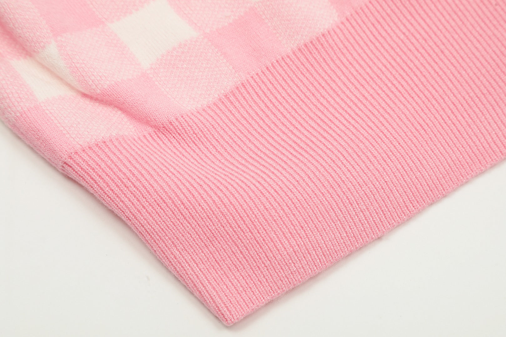 R.Lauren Checkered Cotton Cardigan