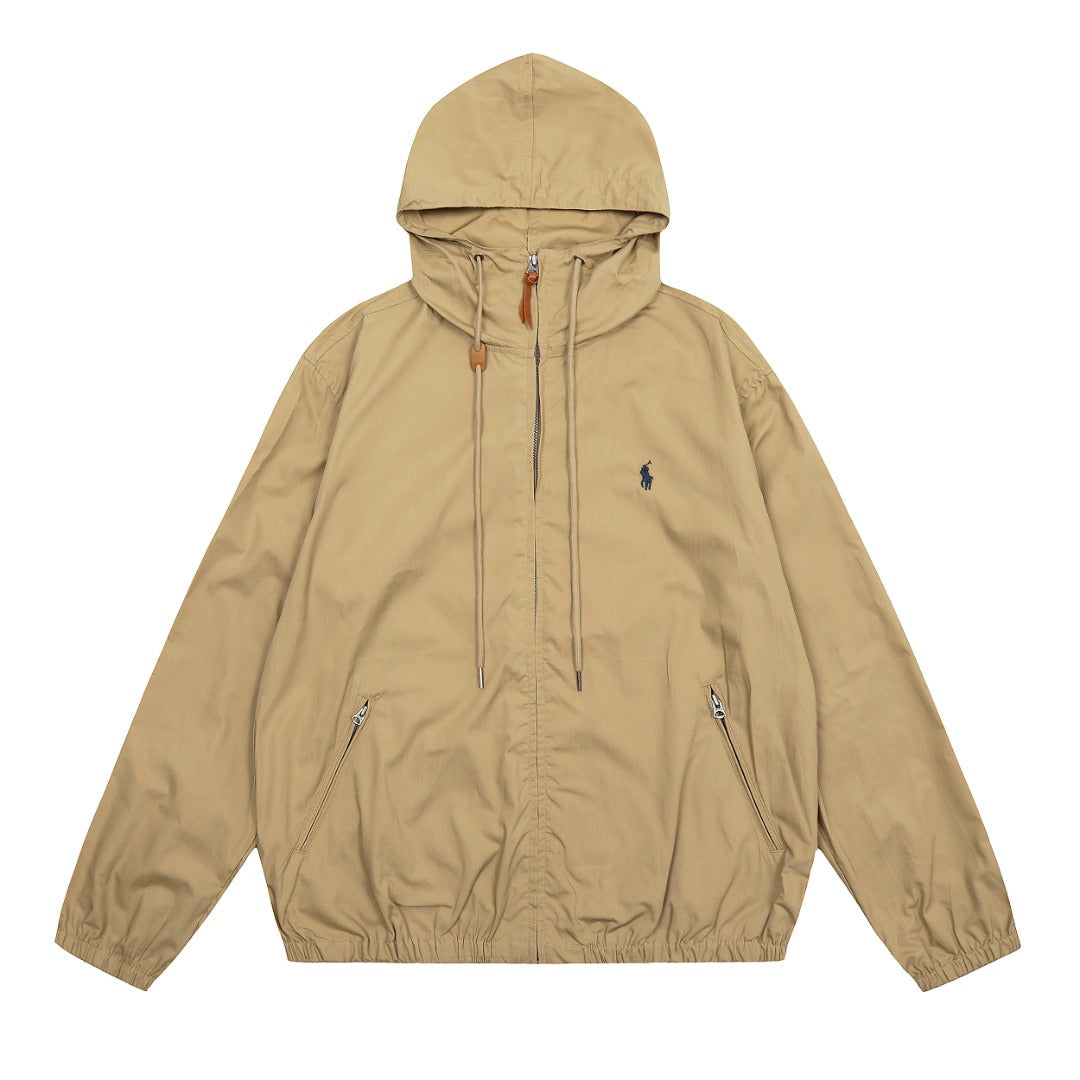 R. Lauren Classic Lightweight Unisex Hooded Jacket