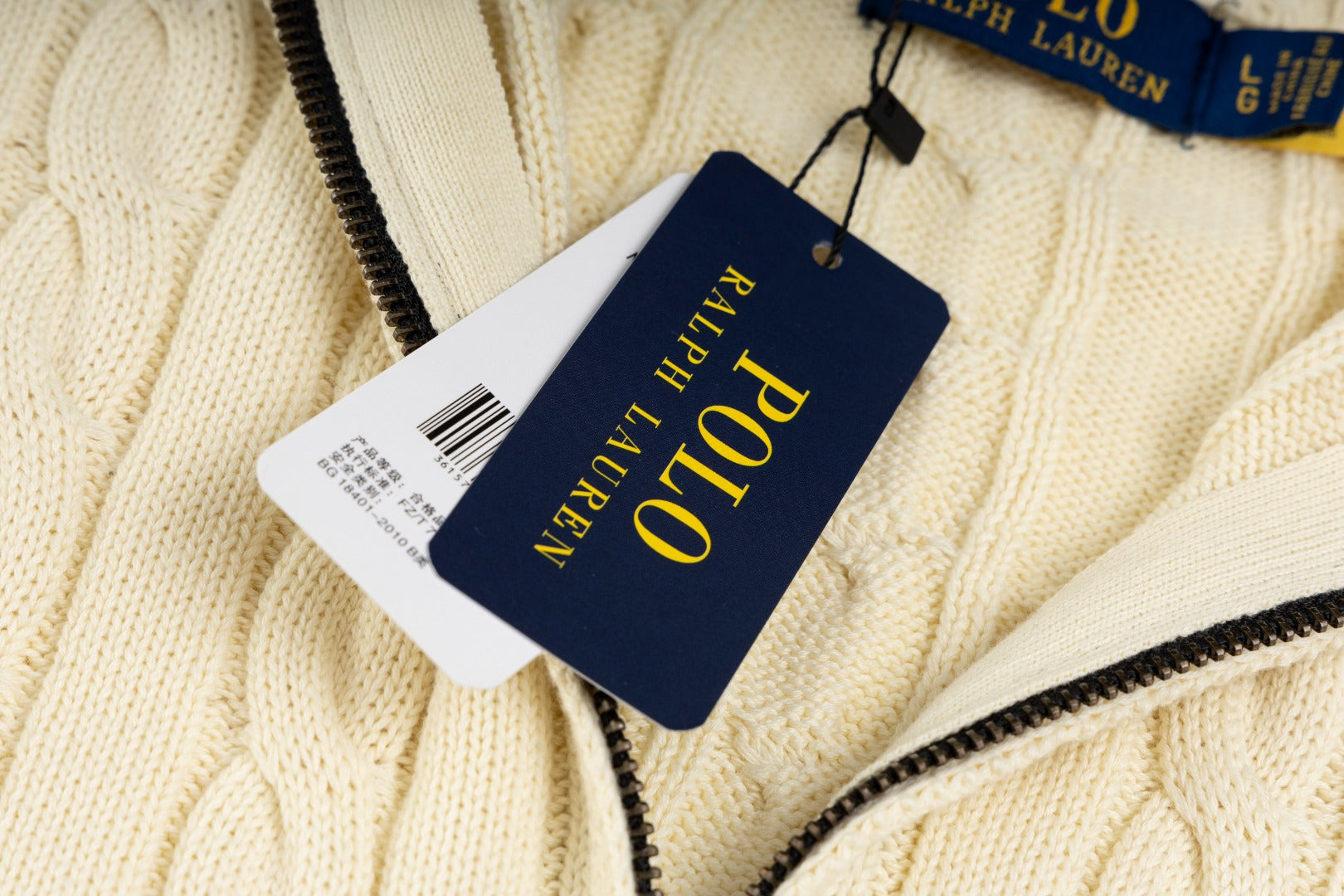 Ralph Lauren Yüksek Yoğunluklu İşlemeli Yarım Balıkçı Yaka Örgü Kazak