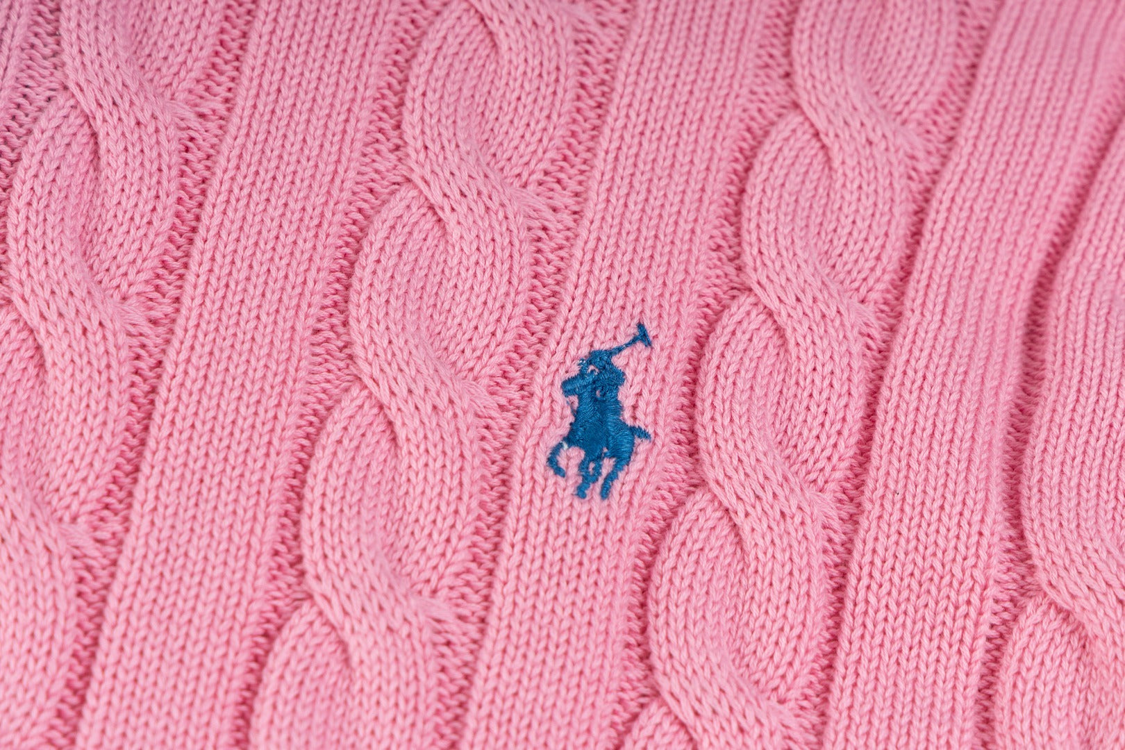 Ralph Lauren Yüksek Yoğunluklu İşlemeli Yarım Balıkçı Yaka Örgü Kazak
