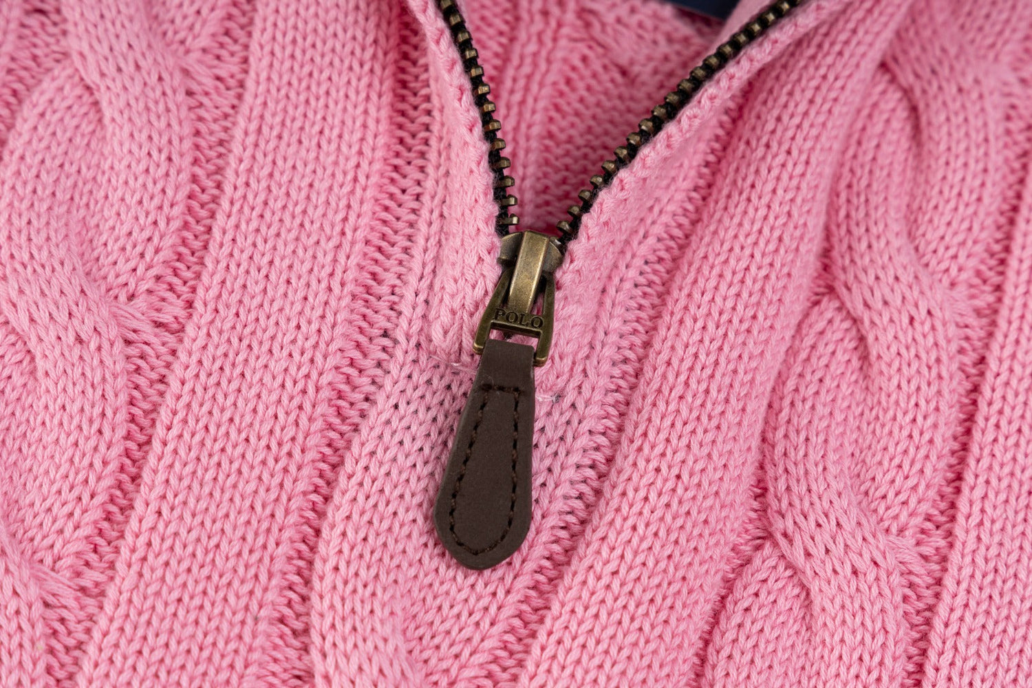 Ralph Lauren Yüksek Yoğunluklu İşlemeli Yarım Balıkçı Yaka Örgü Kazak