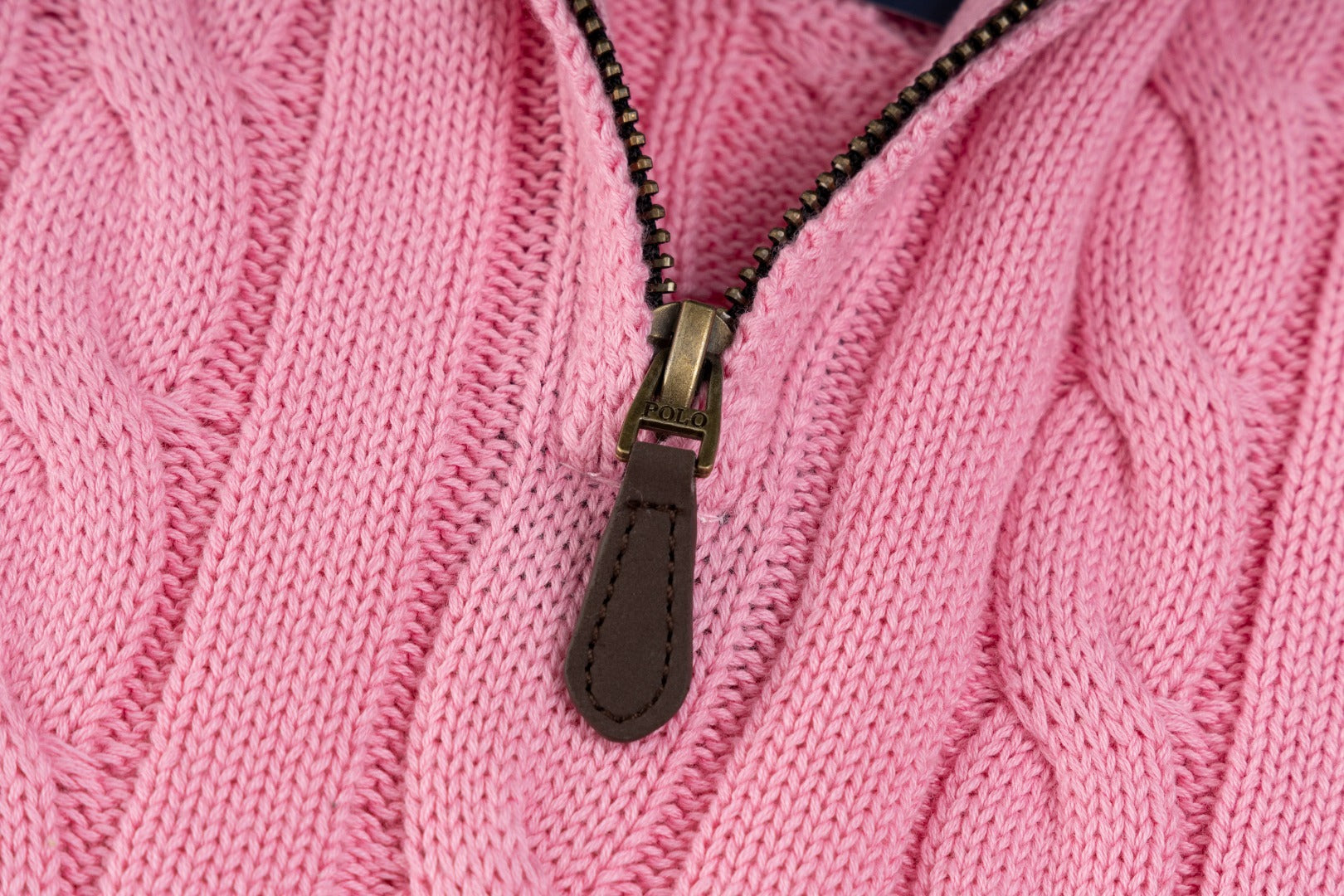 Ralph Lauren Yüksek Yoğunluklu İşlemeli Yarım Balıkçı Yaka Örgü Kazak