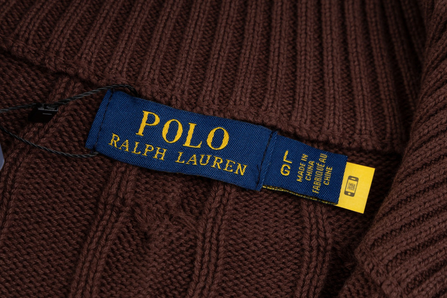 Ralph Lauren Yüksek Yoğunluklu İşlemeli Yarım Balıkçı Yaka Örgü Kazak