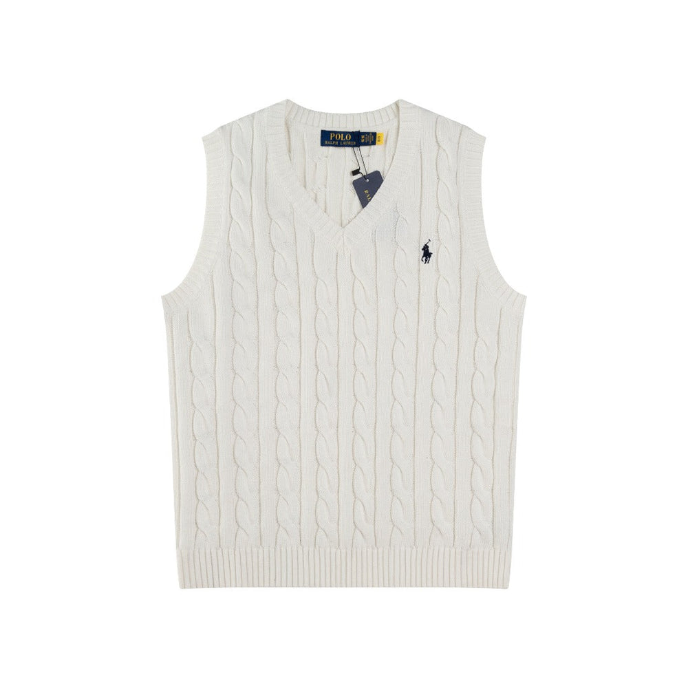 Ralph Lauren Klasik Pamuklu Triko Yelek