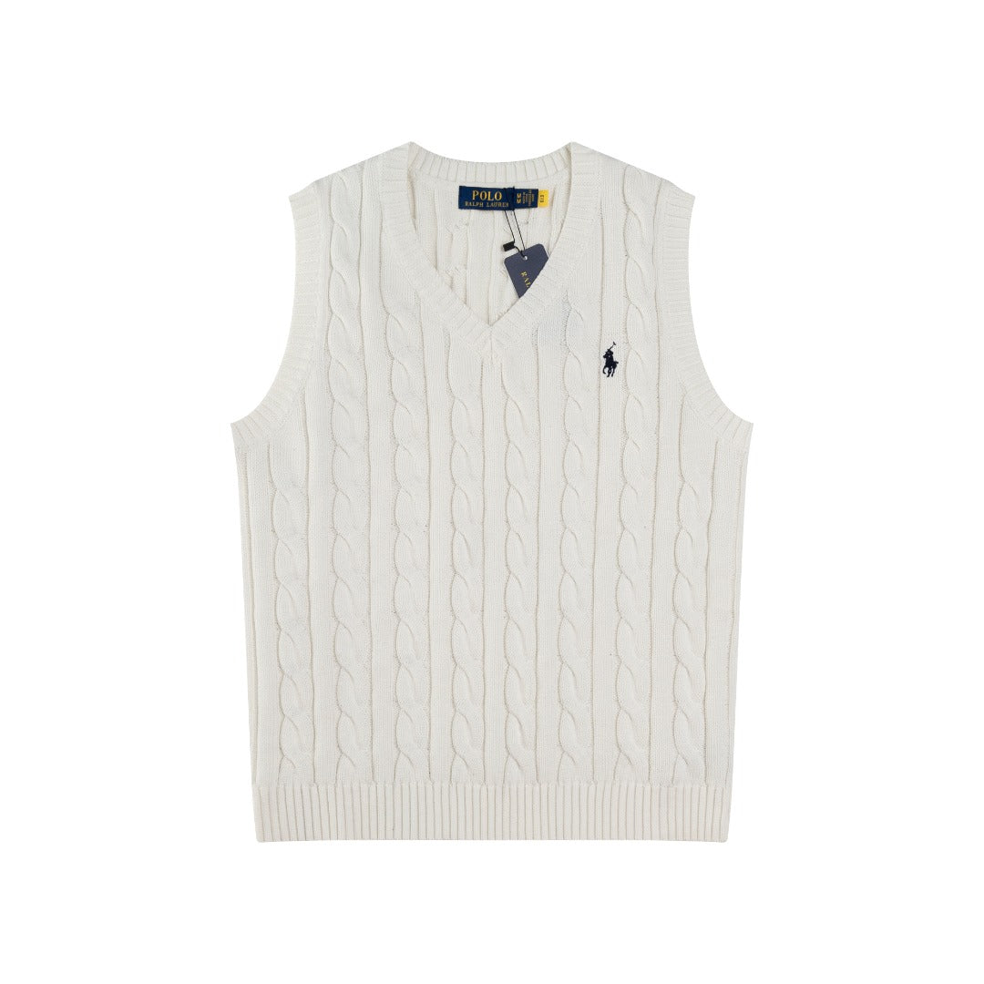 Ralph Lauren Klasik Pamuklu Triko Yelek