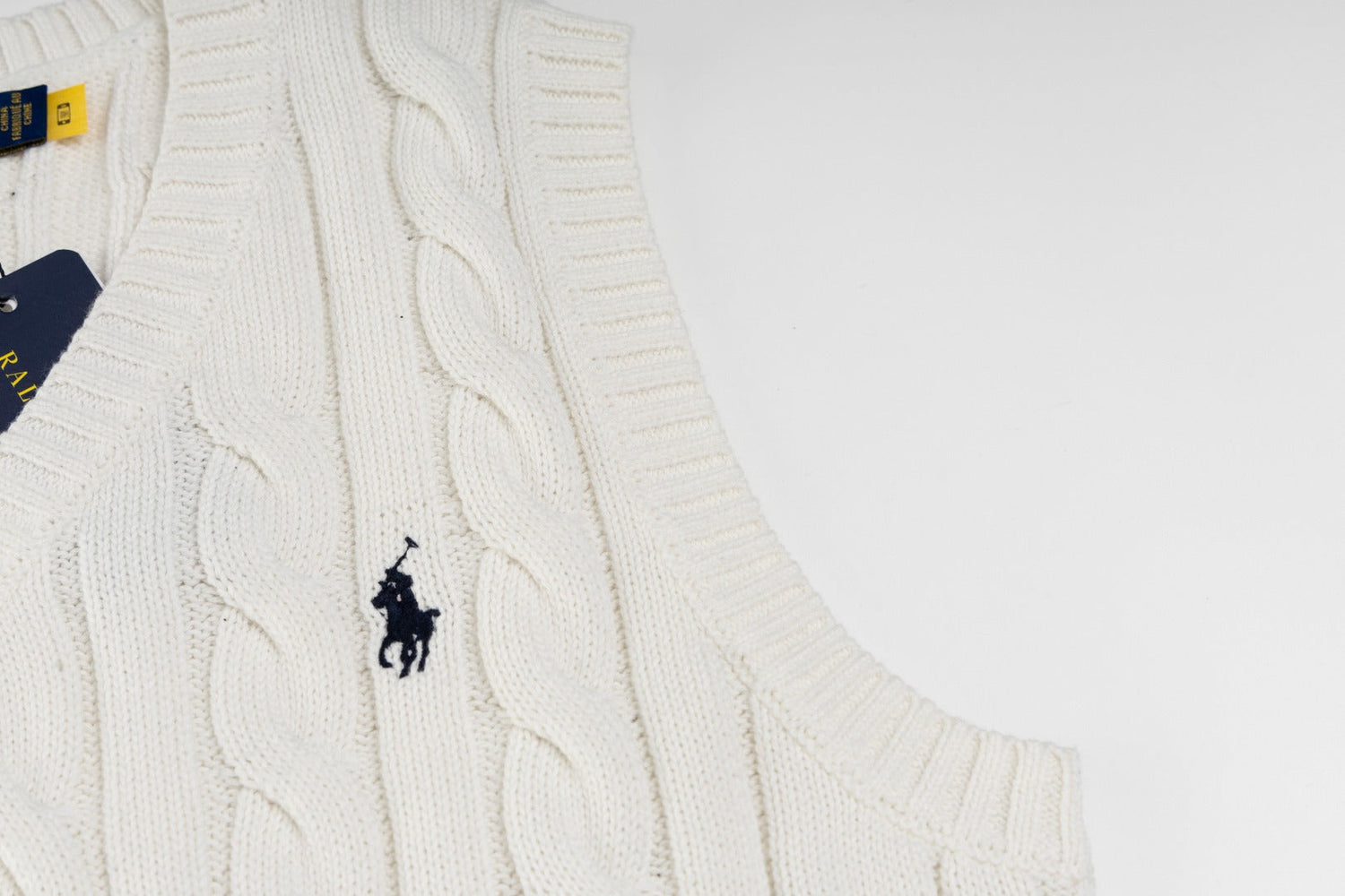 Ralph Lauren Klasik Pamuklu Triko Yelek
