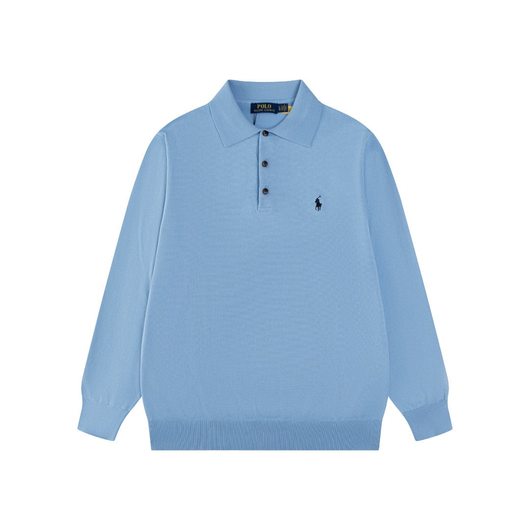 Ralph Lauren Classic Polo Collar Cotton Sweatshirt