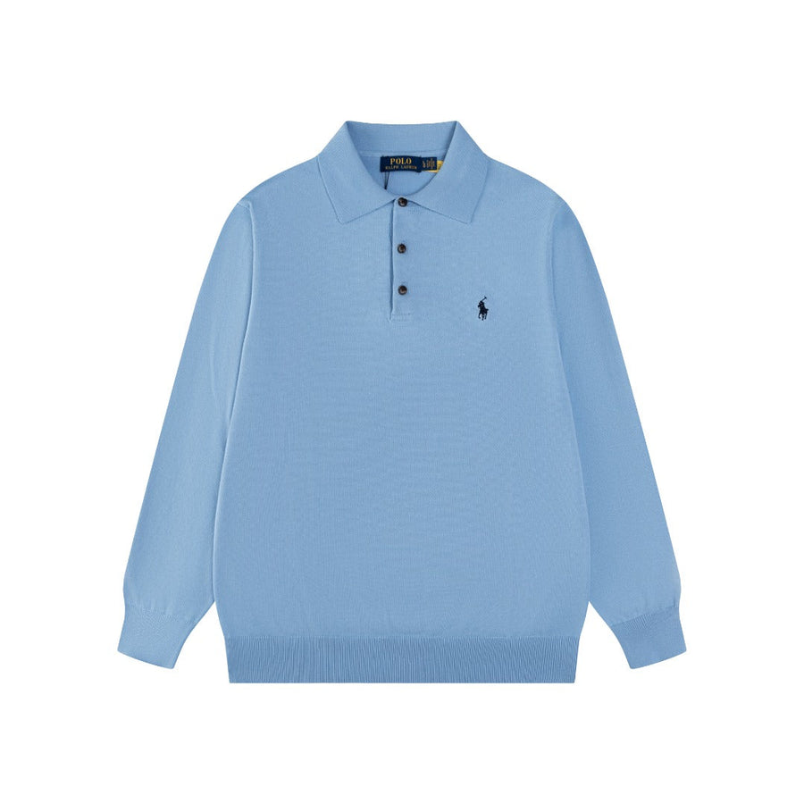 Ralph Lauren Classic Polo Collar Cotton Sweatshirt