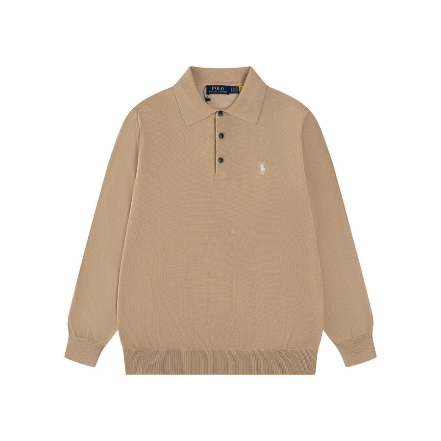 Ralph Lauren Classic Polo Collar Cotton Sweatshirt