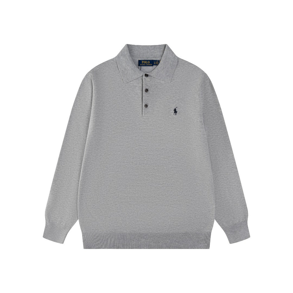 Ralph Lauren Klasik Polo Yaka Pamuklu Sweatshirt