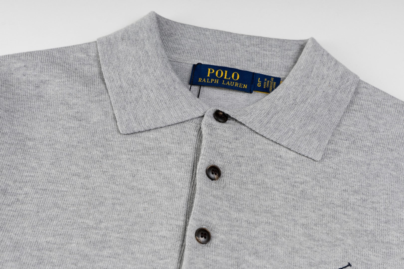 Ralph Lauren Classic Polo Collar Cotton Sweatshirt