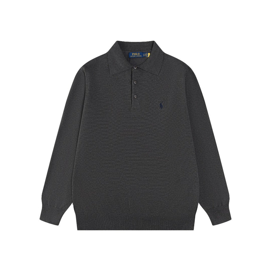 Ralph Lauren Classic Polo Collar Cotton Sweatshirt