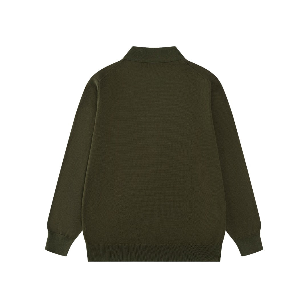 Ralph Lauren Classic Polo Collar Cotton Sweatshirt