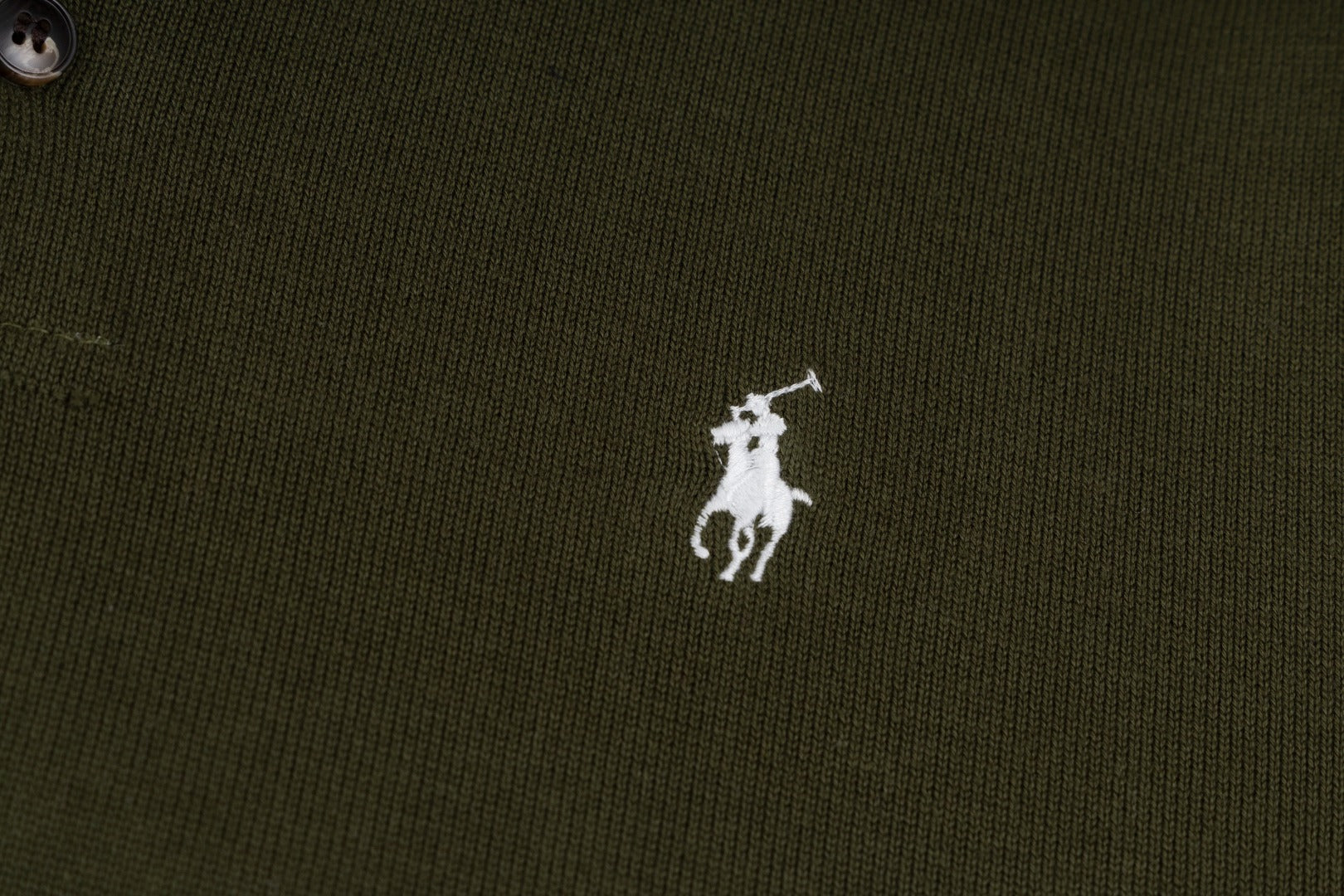 Ralph Lauren Classic Polo Collar Cotton Sweatshirt