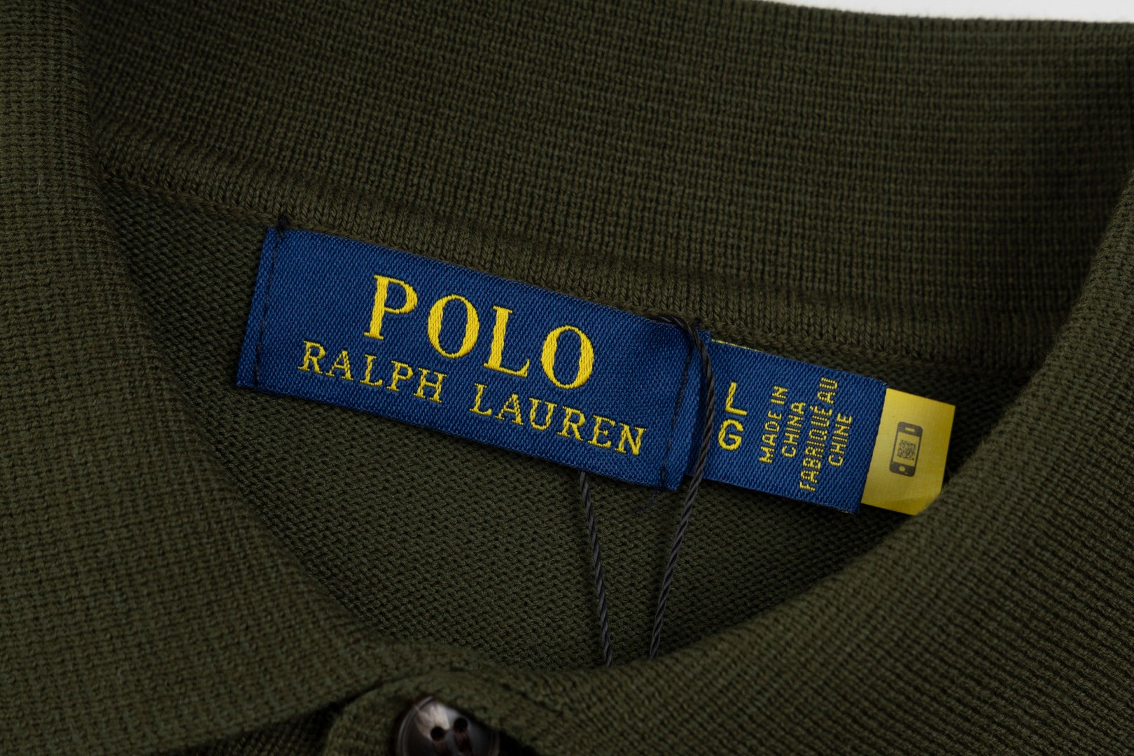 Ralph Lauren Classic Polo Collar Cotton Sweatshirt