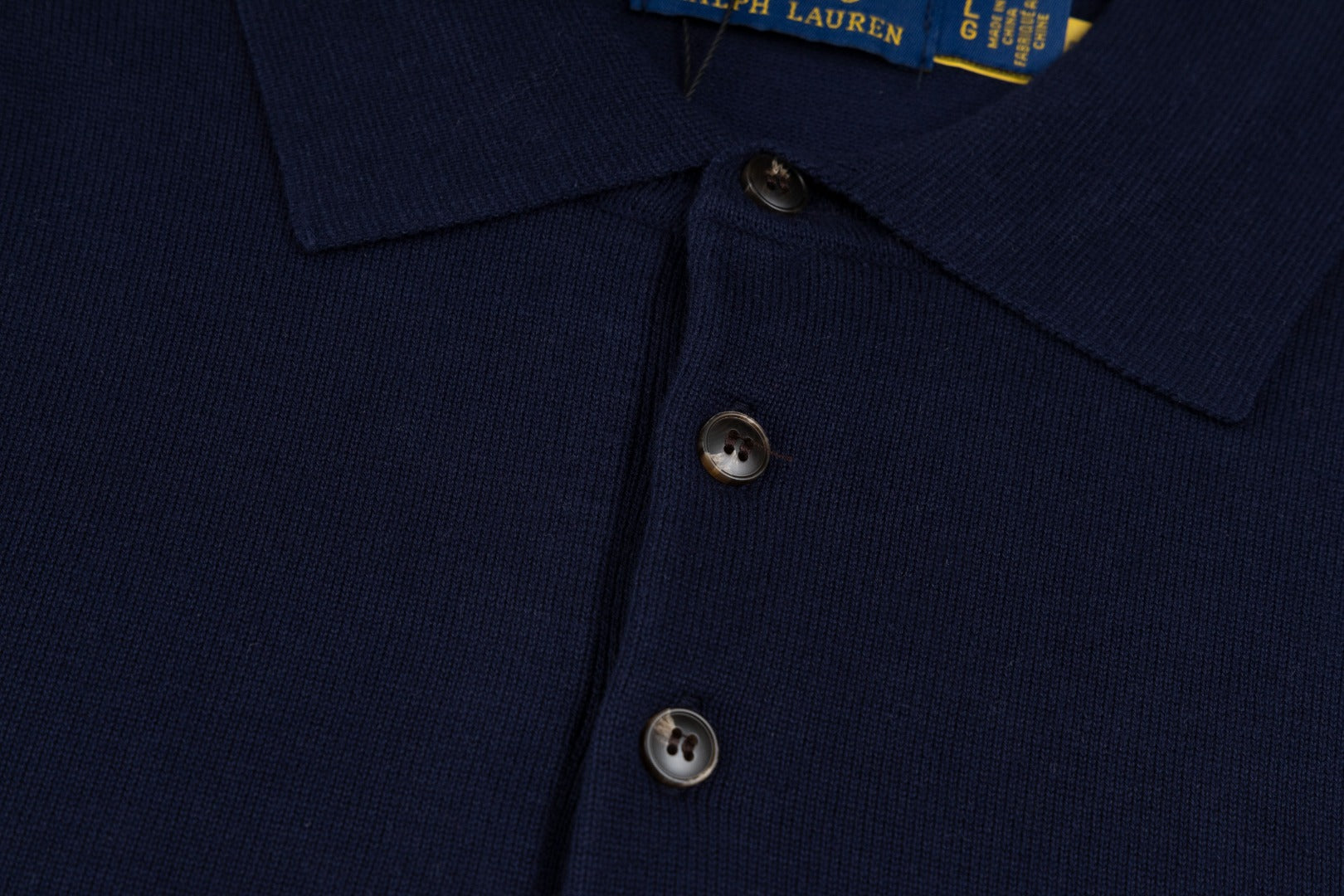Ralph Lauren Classic Polo Collar Cotton Sweatshirt