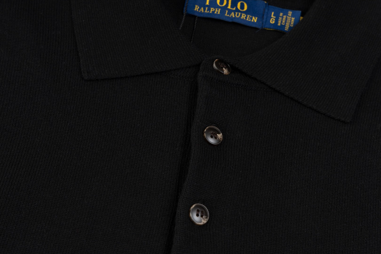 Ralph Lauren Classic Polo Collar Cotton Sweatshirt