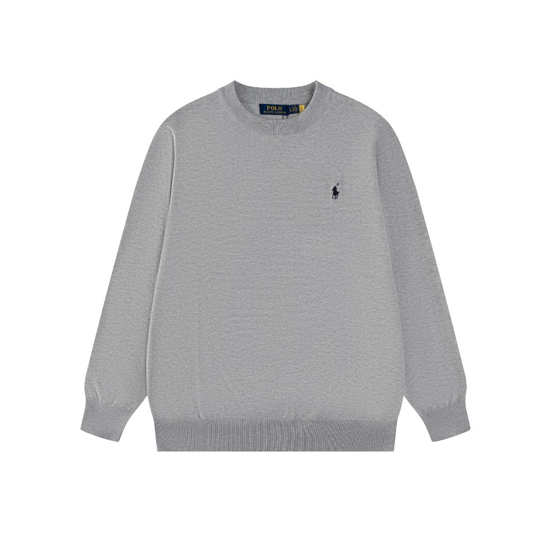 Ralph Lauren Klasik Bisiklet Yaka Pamuklu Sweatshirt